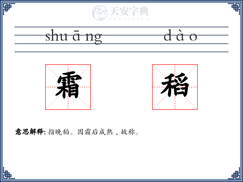 霜稻