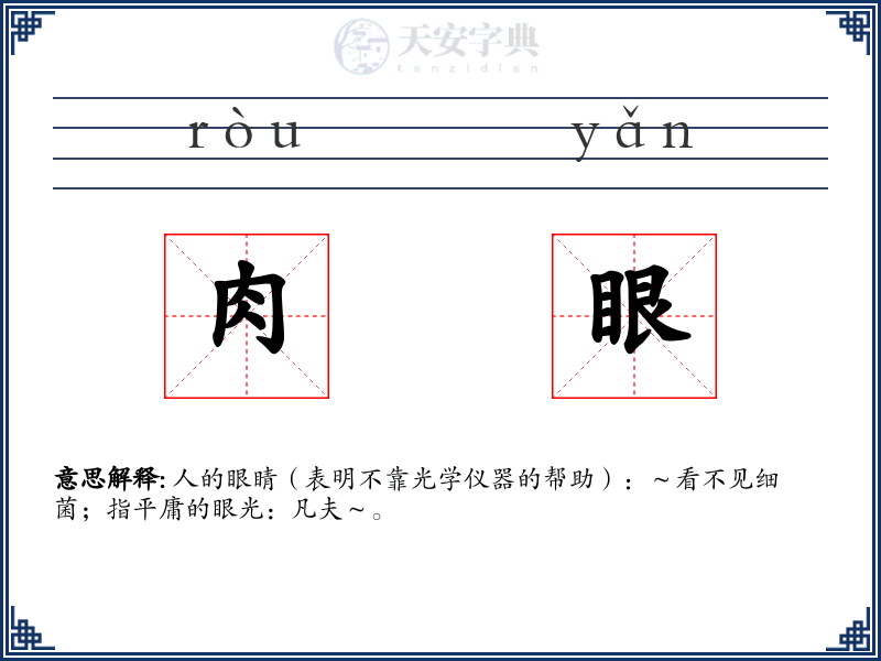 肉眼