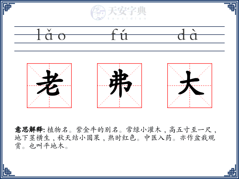 老弗大