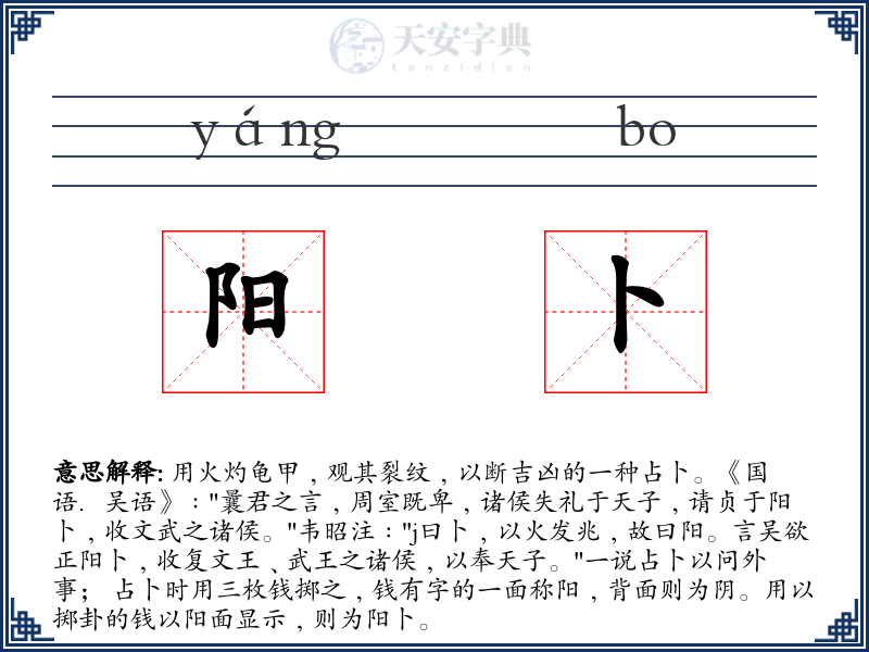 阳卜