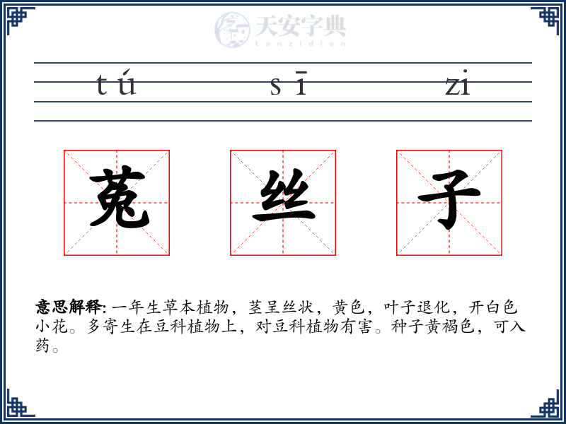 菟丝子