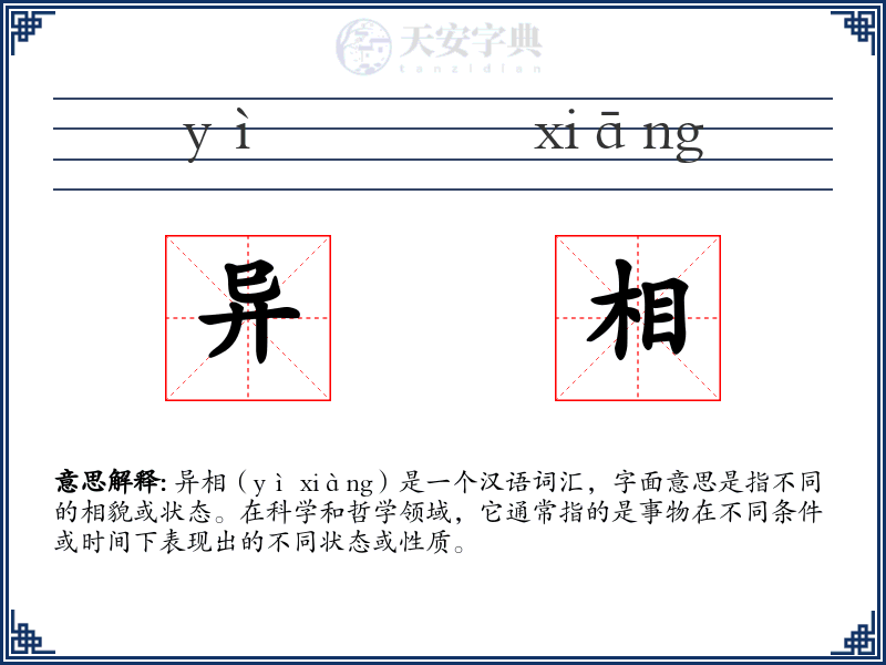 异相