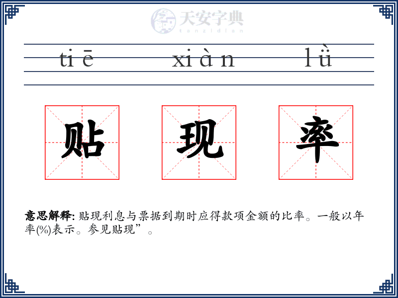 贴现率