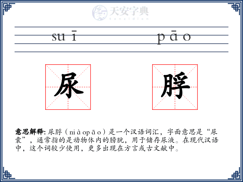 尿脬