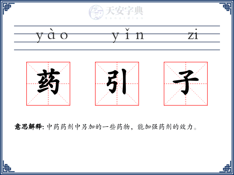 药引子