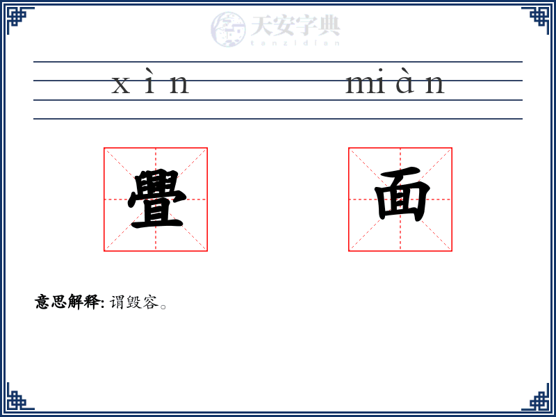舋面