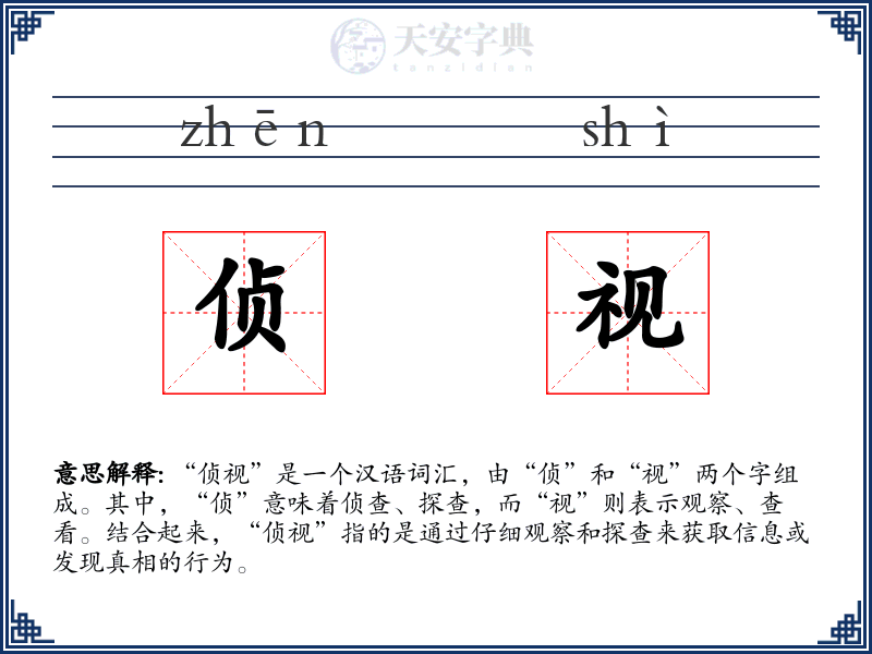 侦视