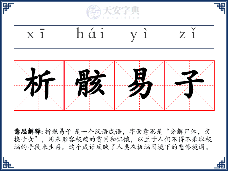 析骸易子