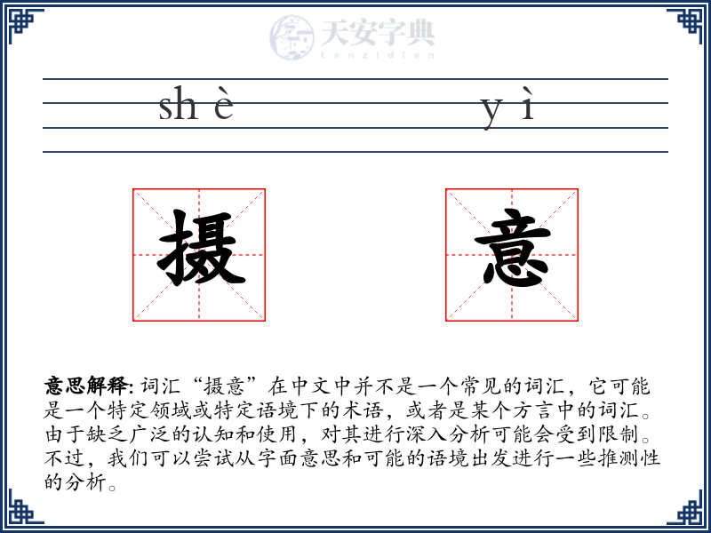摄意