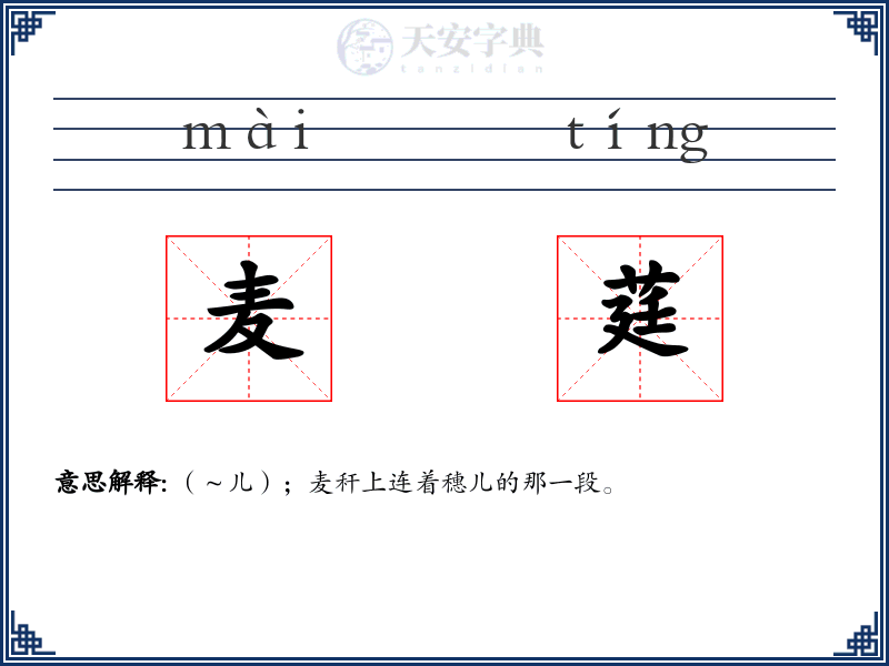麦莛