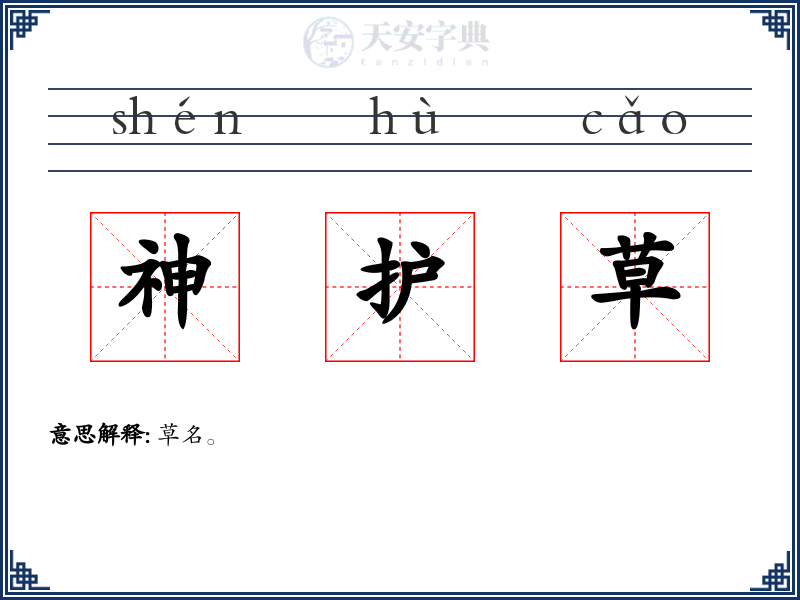 神护草