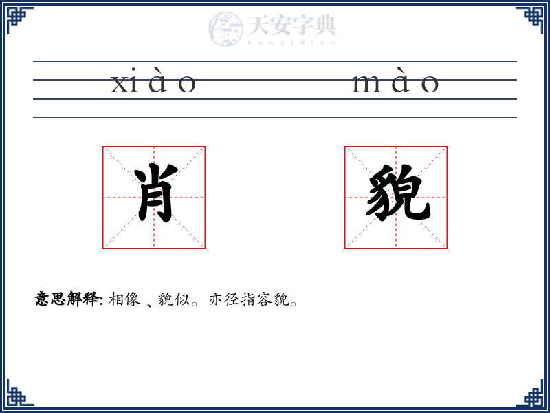 肖貌