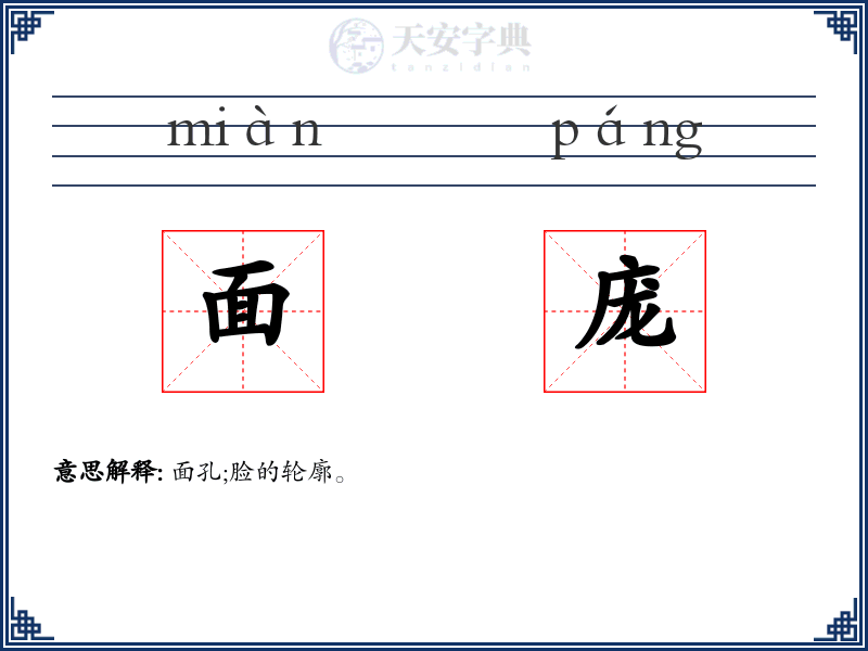 面庞