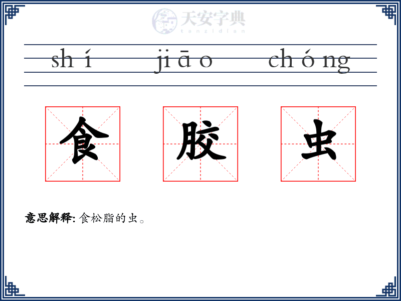食胶虫