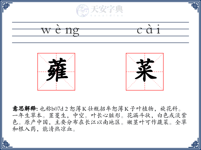 蕹菜