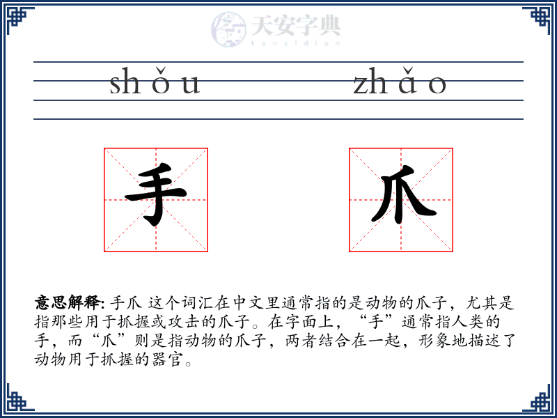 手爪