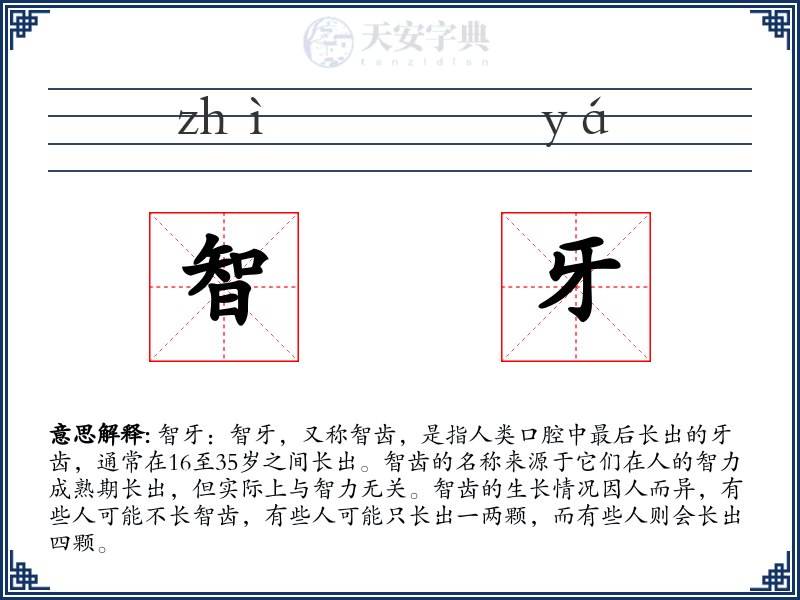智牙
