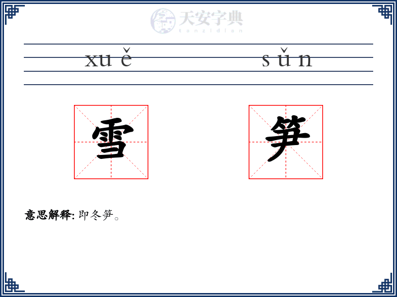雪笋