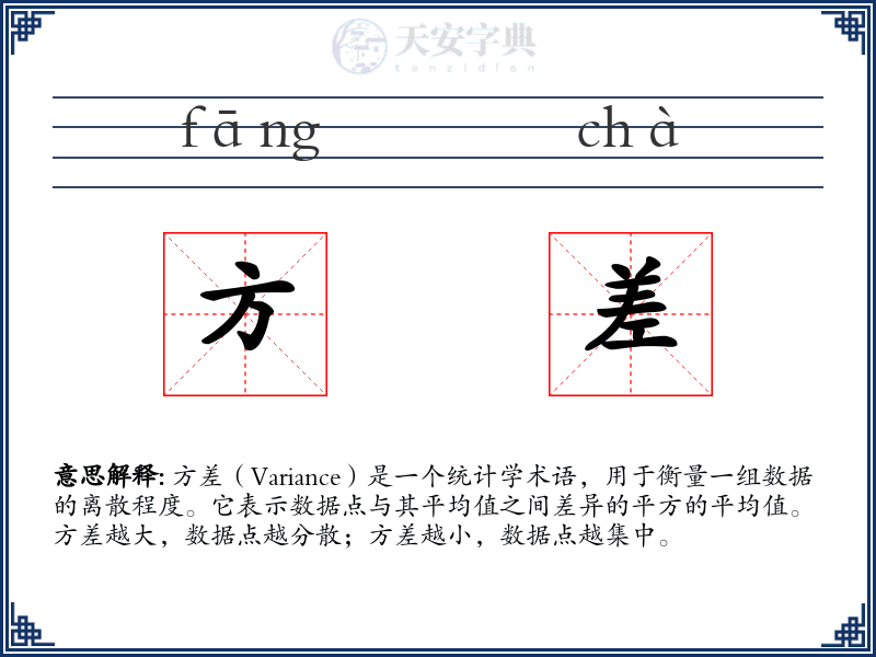 方差