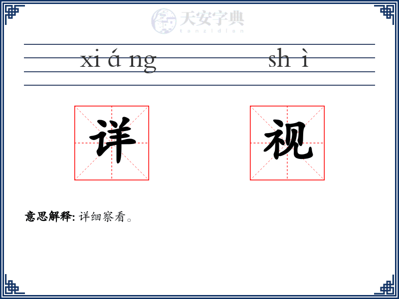 详视