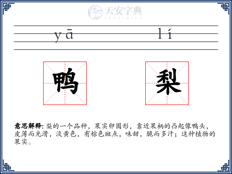 鸭梨