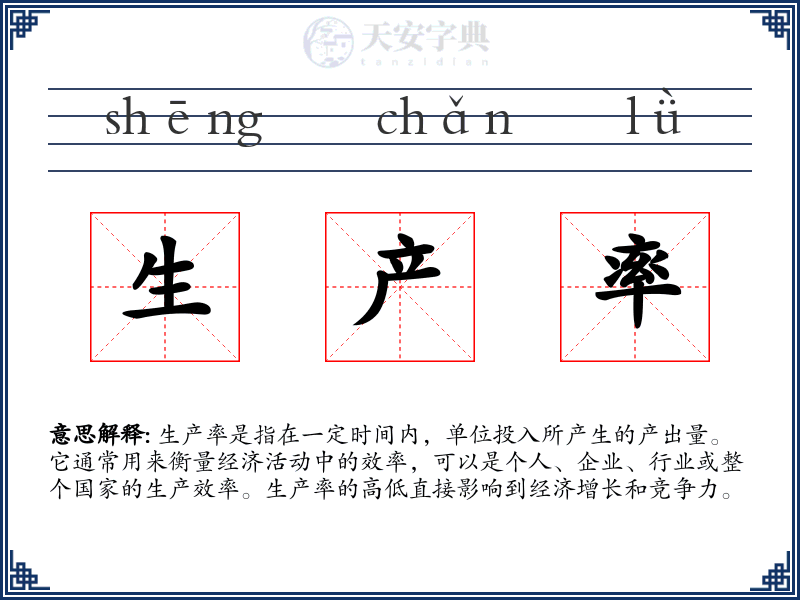 生产率