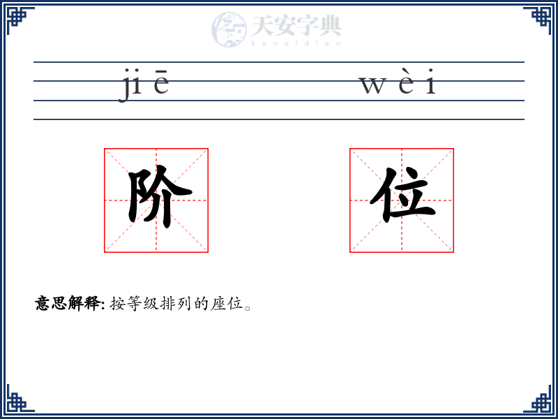 阶位