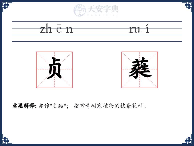 贞蕤