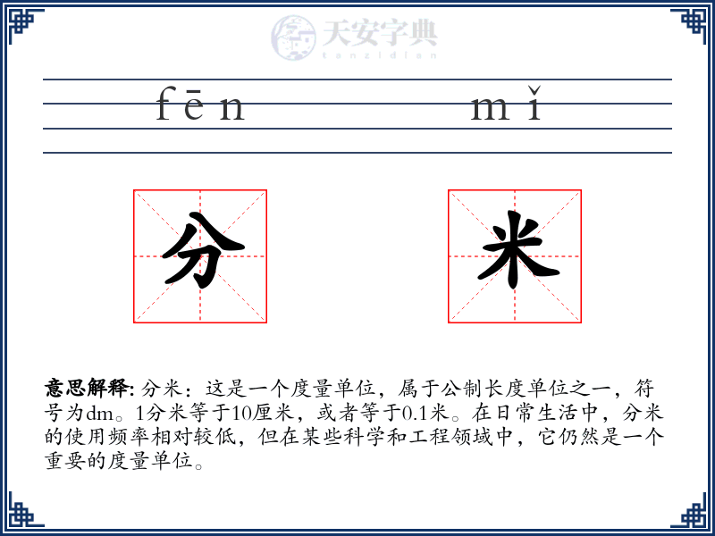 分米