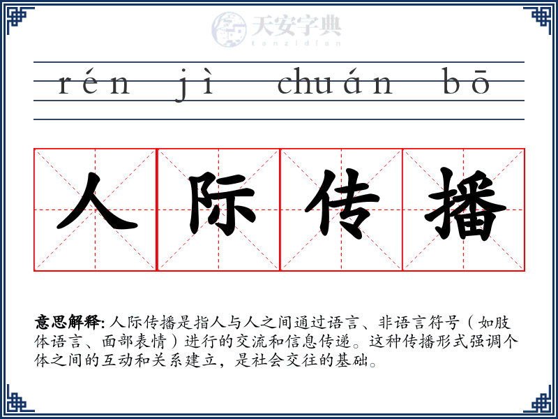 人际传播