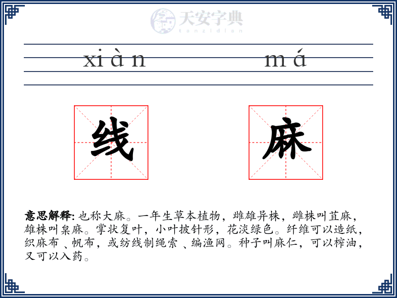 线麻
