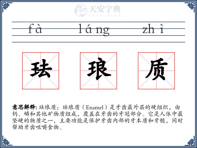 珐琅质