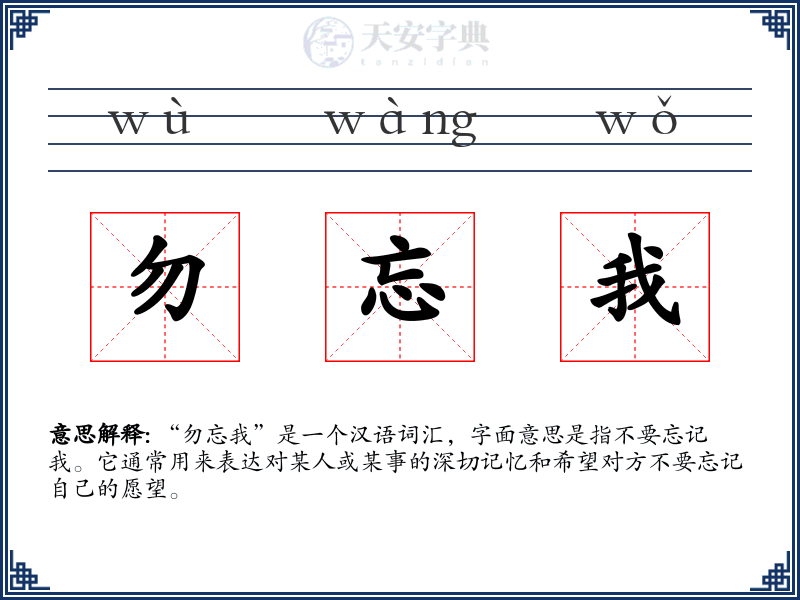 勿忘我