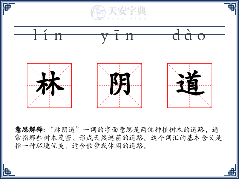 林阴道