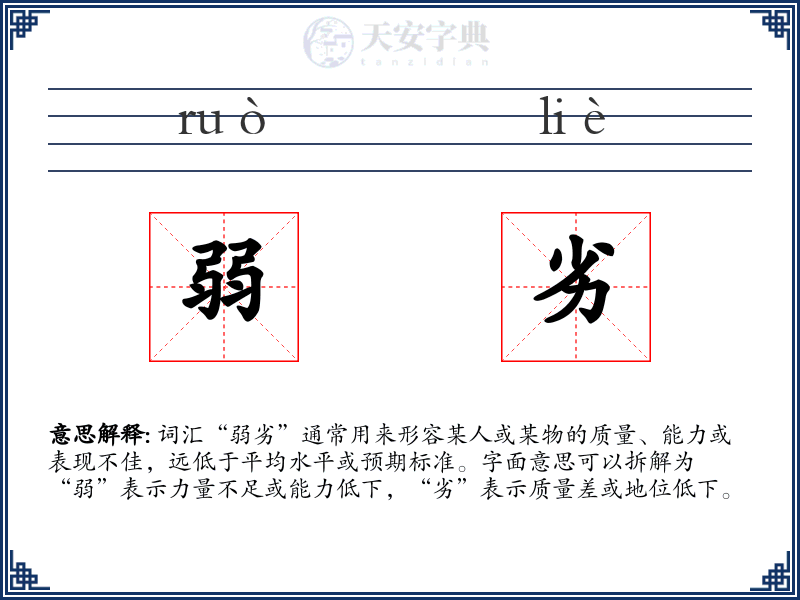 弱劣