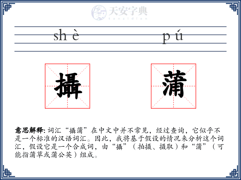 攝蒲