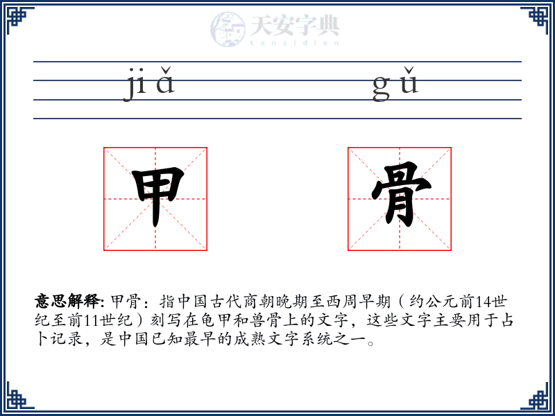 甲骨