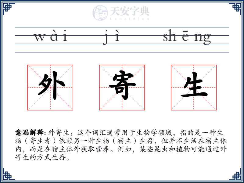外寄生
