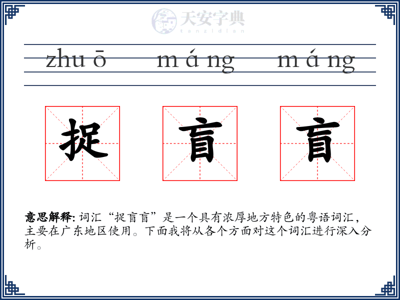 捉盲盲