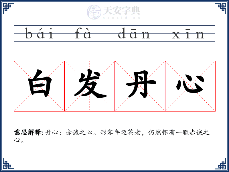 白发丹心