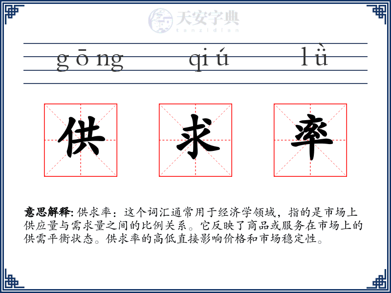 供求率