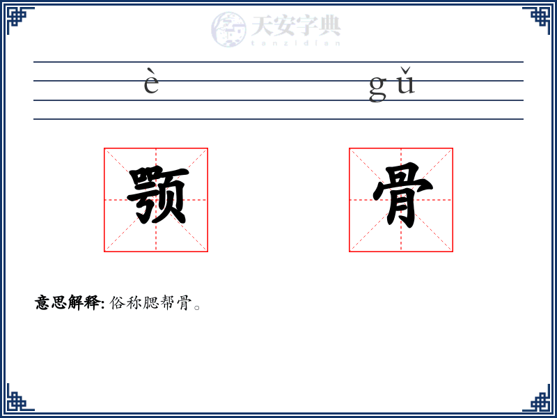颚骨