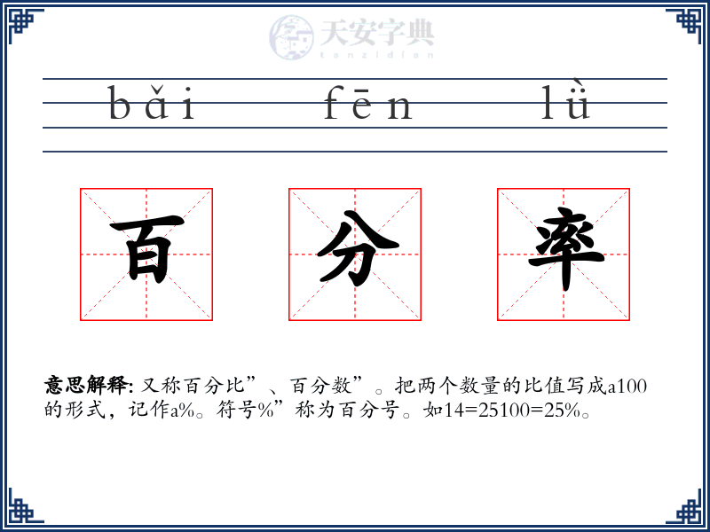 百分率