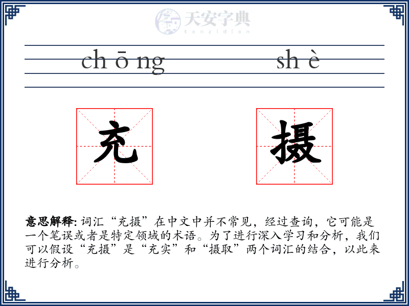 充摄