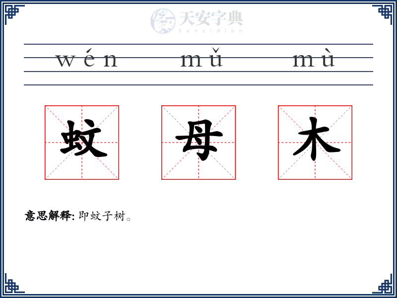 蚊母木