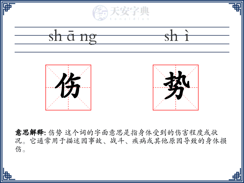 伤势