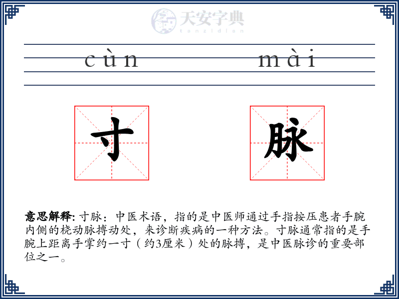 寸脉