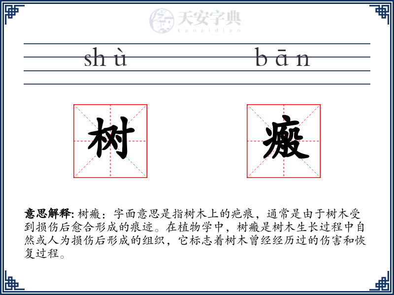树瘢