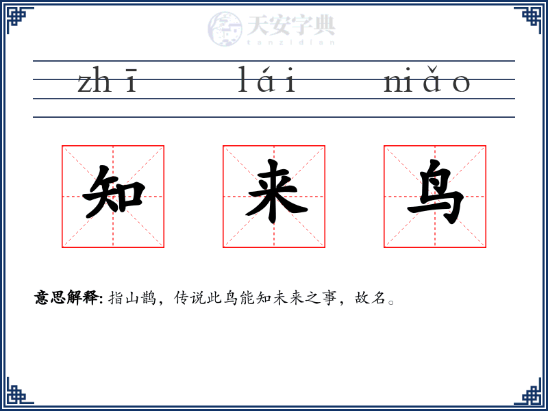 知来鸟