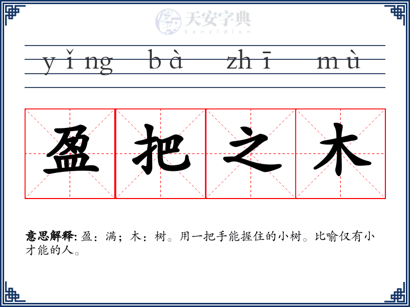盈把之木